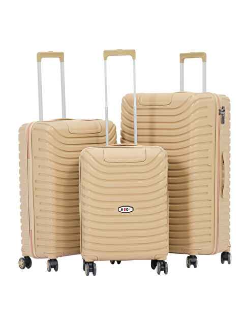 Keo Plus 3’lü Set Gold PP Valiz - S000401185-20076