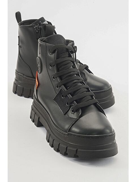 Mnpc Kız Çocuk Siyah Suya Dayanıklı Anatomik Günlük Bot - S000447557-19351