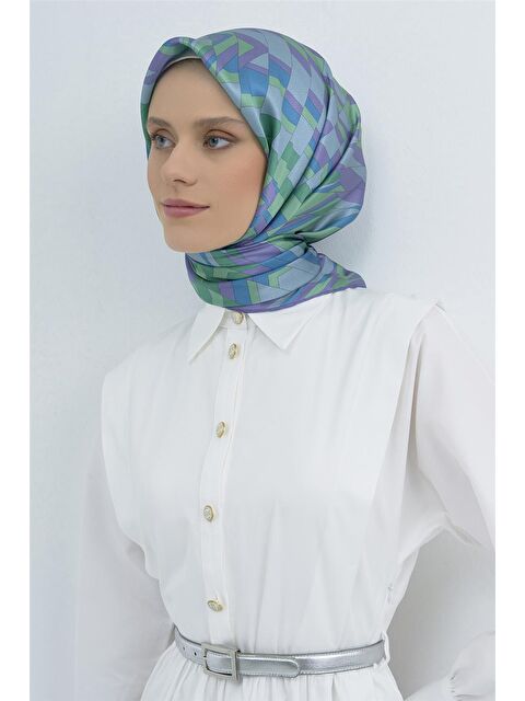 ARMİNE Saf İpek Twill Eşarp 9507D 57 - S000501847-20055