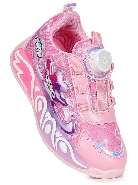 Kiko Kids Eldon Hafif Taban Bağcık Mekanizmalı Kız Çocuk Spor Ayakkabı