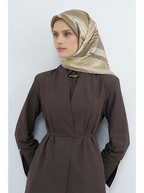 ARMİNE Saf İpek Twill Eşarp 9521D 85 - S000501827-4280