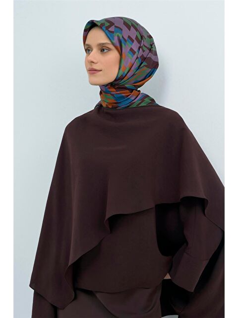 ARMİNE Saf İpek Twill Eşarp 9507D 53 - S000501847-23173