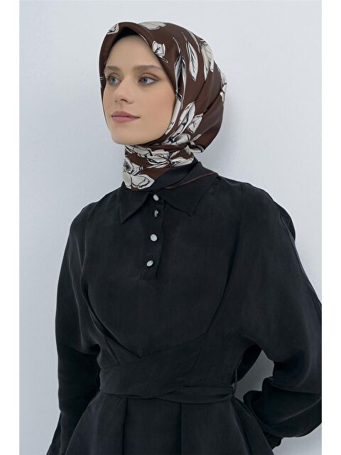 ARMİNE Saf İpek Sura Eşarp 9536D 40 - S000501834-19413