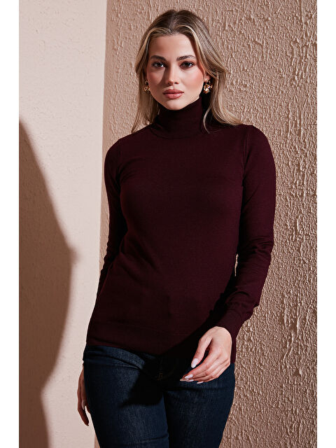 Fashion Friends Regular Fit Balıkçı Yaka Kadın Kazak 25K0780K1 - S000485307-19951