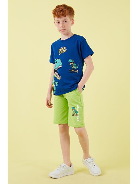 Lela Pamuklu Regular Fit Bisiklet Yaka Şortlu Alt-Üst Takım 6212013 - S000159689-23710