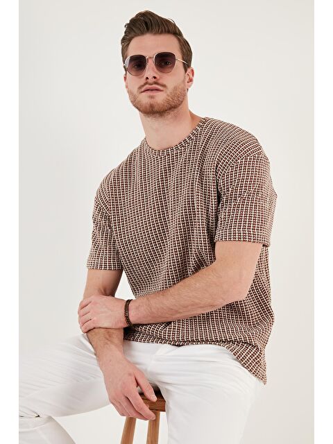 Buratti Pamuklu Regular Fit Bisiklet Yaka Erkek Tişört CF24S218033 - S000181599-19413