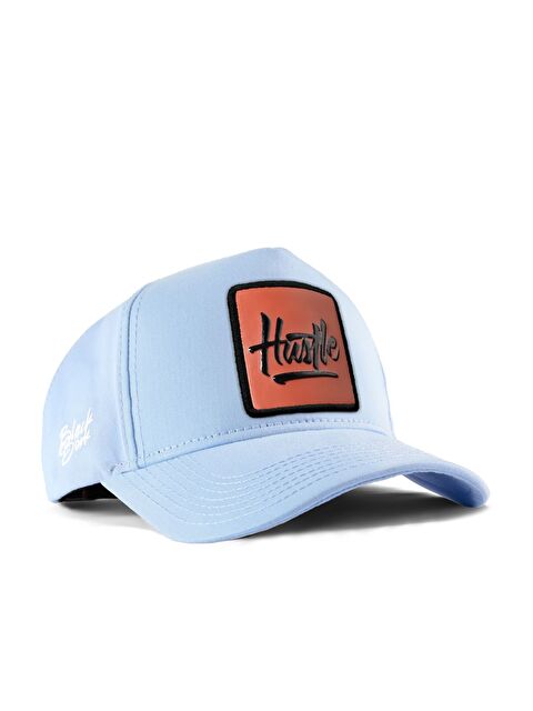 BlackBörk Hustle Logolu Buz Mavi Beyzbol Şapka