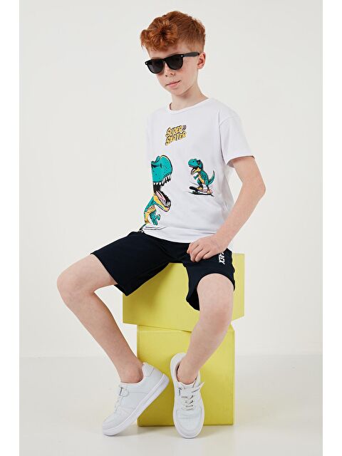 Lela Pamuklu Regular Fit Bisiklet Yaka Şortlu Alt-Üst Takım 6212013 - S000159689-20063