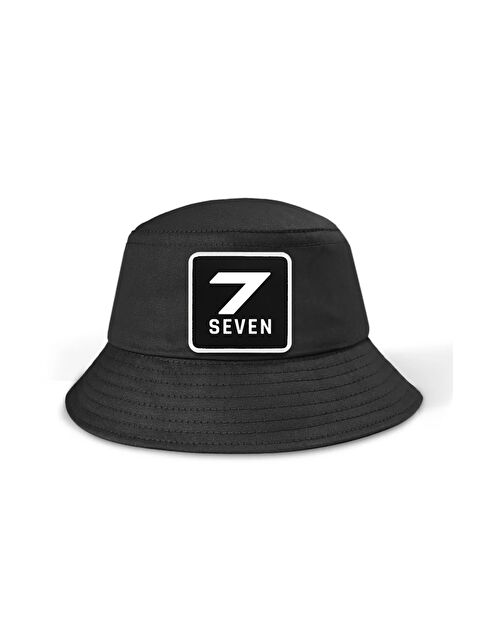 BlackBörk 7 Numara Logolu Bucket Siyah Şapka