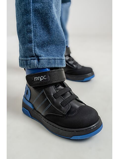 Mnpc Erkek Çocuk Siyah Hakiki Deri Anatomik Günlük Bot - S000447507-19351