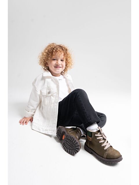 Mnpc Erkek Çocuk Kum Hakiki Deri Suya Dayanıklı Anatomik Günlük Bot - S000446443-29738