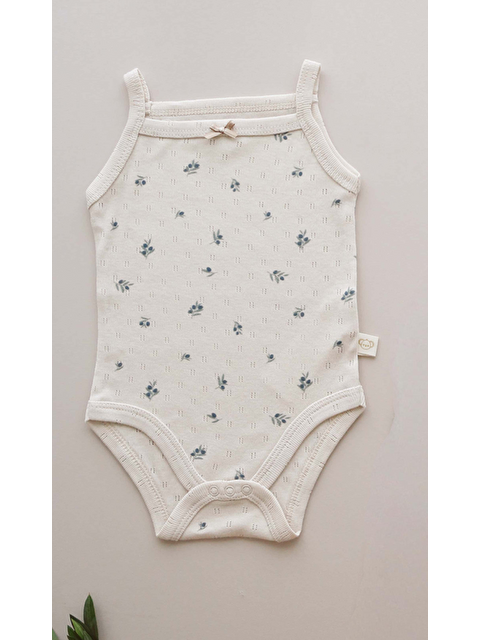 Oh La La Koala For Little Ones Zeytin Baskılı İp Askılı Bebek Body