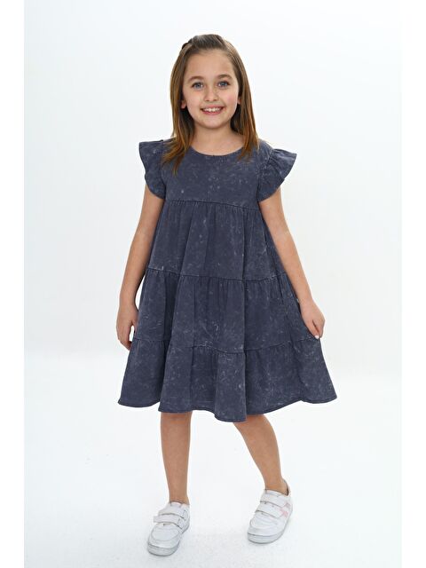 Toontoykids Kız Çocuk Yıkamalı Elbise - S000359709-29666
