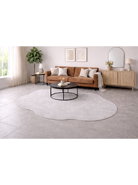 Jassrug Halı 80X150 Ripple Açık Gri ACIKGRI - S000503568-17308