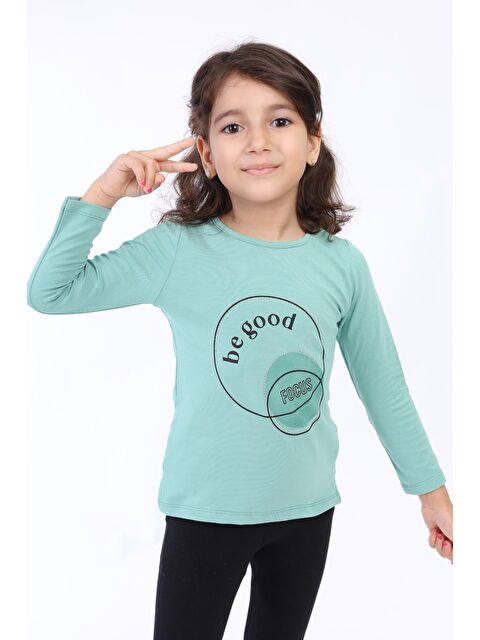 Toontoykids Kız Çocuk Baskılı Tişört - S000376310-526