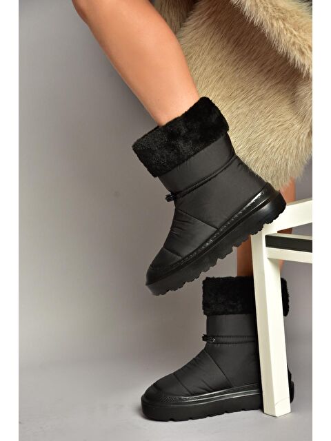 Fox Shoes T4764340 Siyah Kadın Bot - S000298420-19351