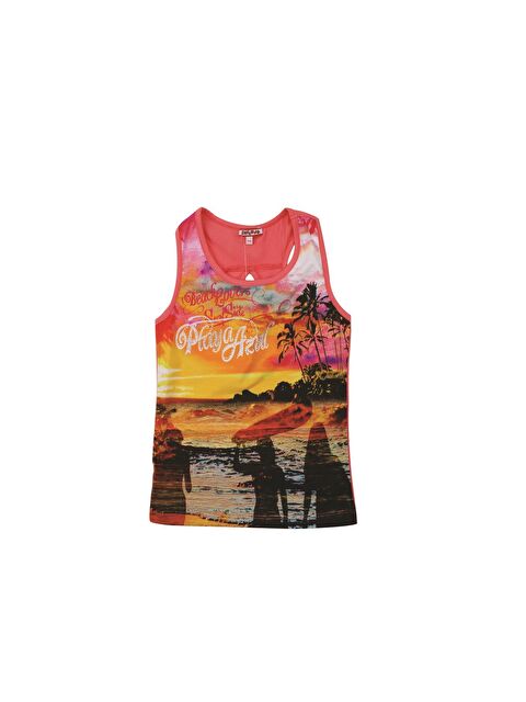 ZEYLAND Kız Çocuk Baskılı Atlet (5-12Yaş) - S000315165-20024