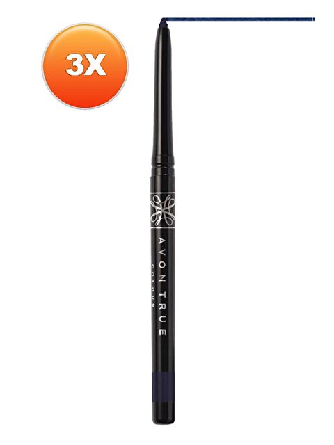 AVON Glimmersticks Açılıp Kapanabilen Göz Kalemi Starry Night Blue Üçlü Set - S000214063-10231