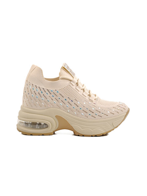 Guja Bej Triko Air Taban Kadın Sneaker 25Y300-20 Z - S000363508-19927