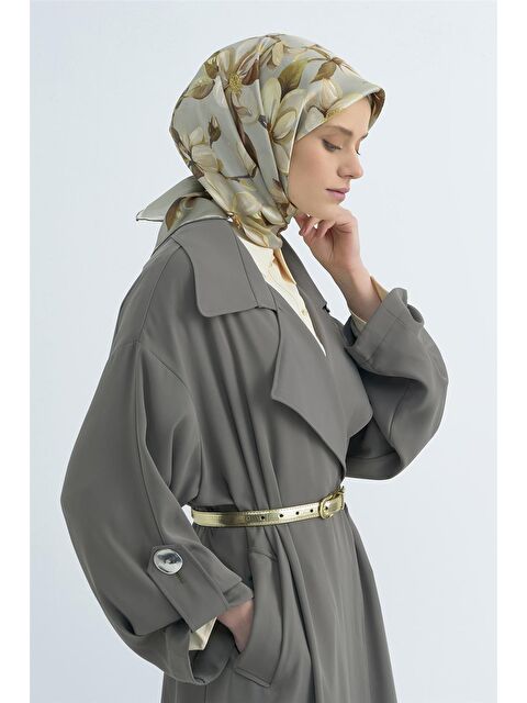 ARMİNE Saf İpek Twill Eşarp 9524D 31