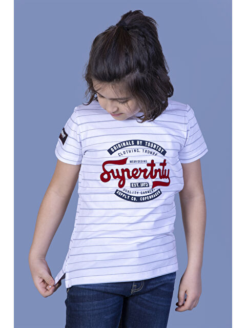 Toontoykids Erkek Çocuk Çizgili Tişört - S000359727-19351