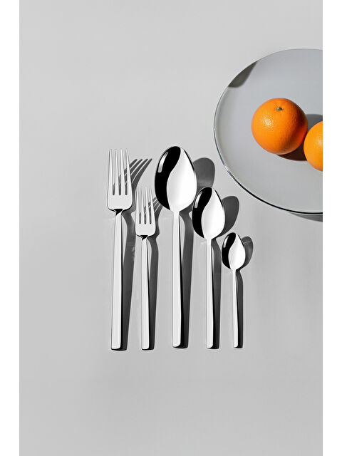 Nehir Dalyan Sade 12 Kişilik 60 Parça Kutulu Çatal Kaşık Takımı - S000495090-18105