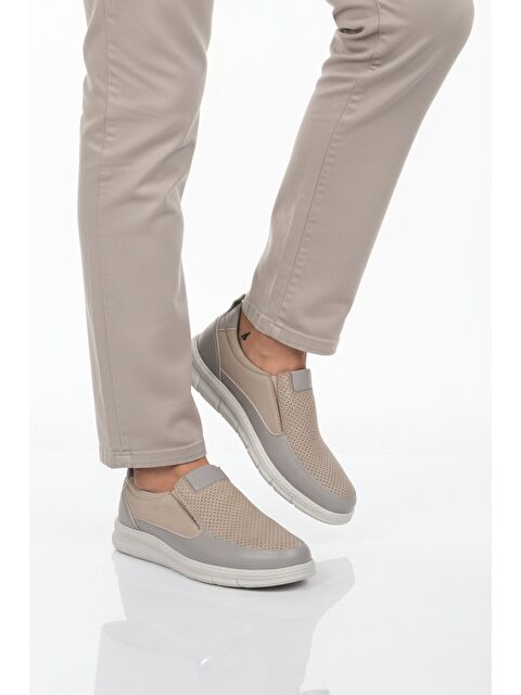 Ayakmod Premium Kum Hakiki Deri Anatomik Erkek Casual Ayakkabı 3704 M