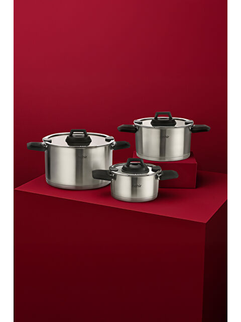 Nehir Elena Saten 6 Parça Derin Tencere Set - S000515167-18105