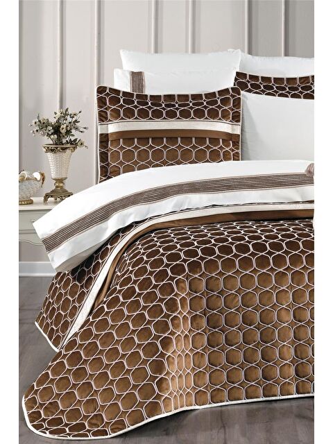 Çeyiz Diyarı Valeron 10 Parça Çeyiz Seti Altın - S000495119-20076