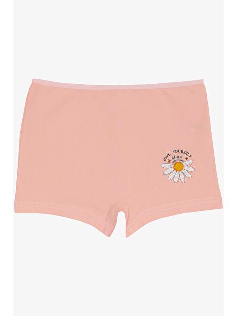 Breeze Kız Çocuk Boxer Papatya Baskılı Pembe (11 Yaş) - S000215744-20024