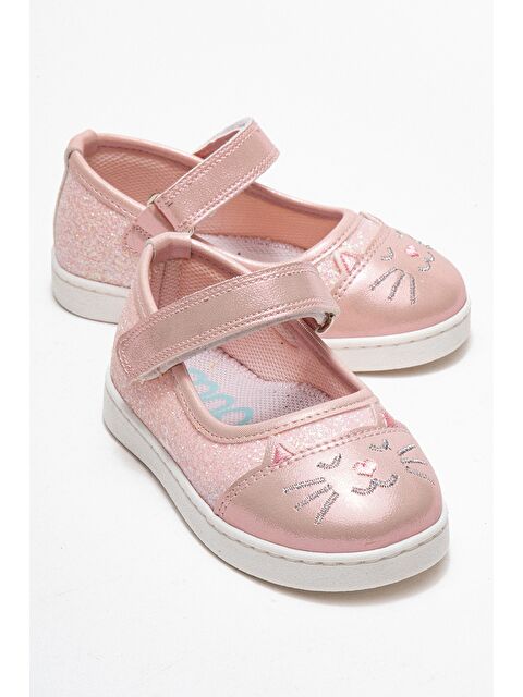 Mnpc Kız Çocuk Pudra Kedili Günlük Babet - S000447452-7152