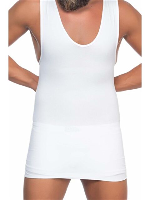 C&City C11003 Erkek Atlet Korse Beyaz - S000497675-20063