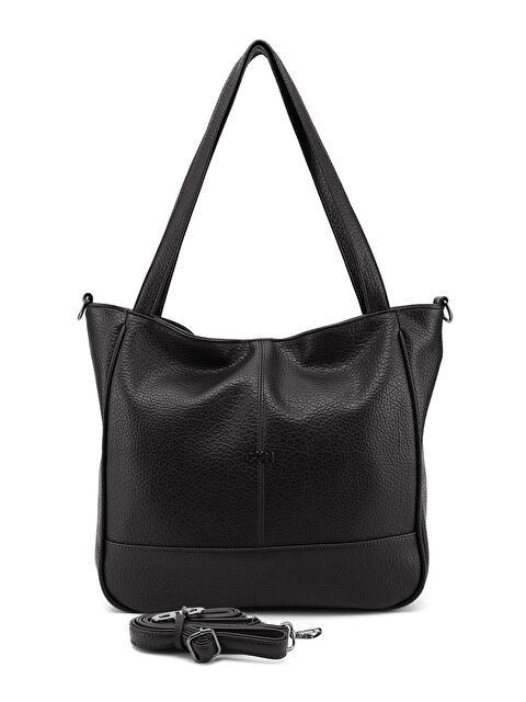 GÖNDERİ(R) Kadın SİYAH Uzun Askılı El ve Omuz Çantası