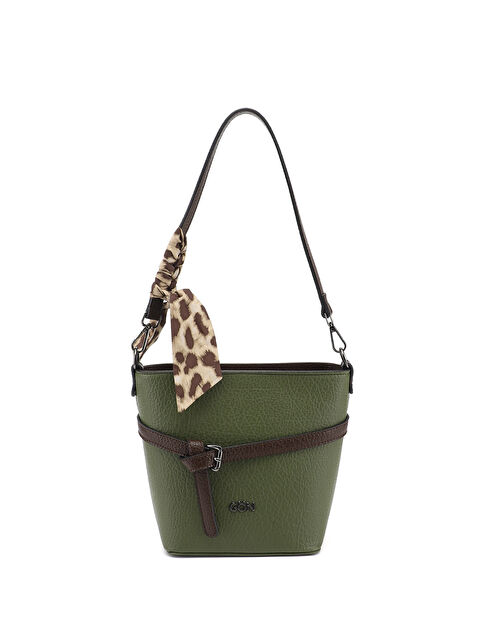 GÖNDERİ(R) Kadın HAKİ-YEŞİL Uzun Askılı Omuz Çantası