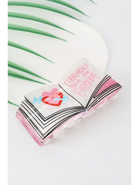 New Obsessions Aşk Kitabı Pembe Asetat Mandal Toka - S000361688-27074