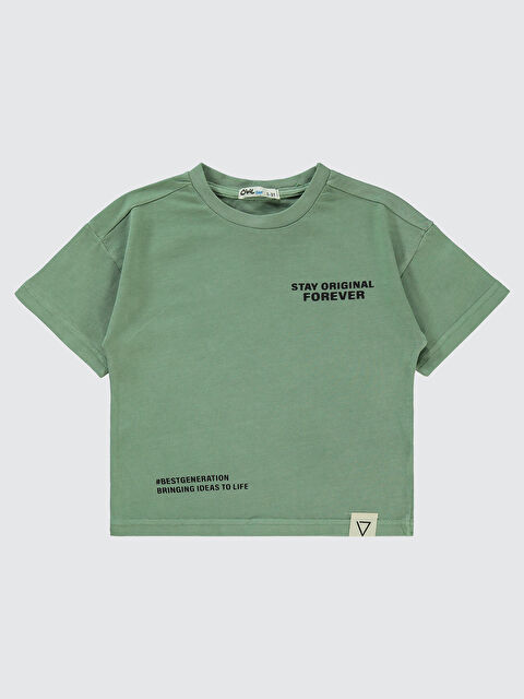 Civil Boys Erkek Çocuk Tişört 2-5 Yaş Haki - S000362569-18547