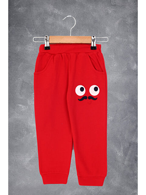 Toontoykids Erkek Çocuk İki Yanı Cepli Nakışlı Eşofman Alt - S000321018-20045