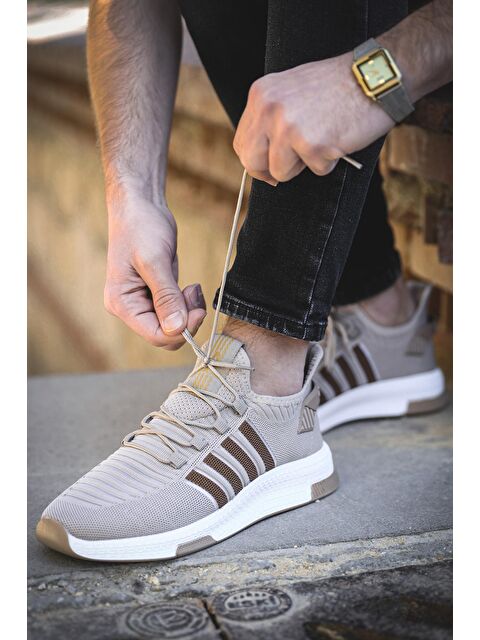 Oksit Ald Şerit Detaylı Kalın Taban Erkek Sneaker - S000131450-29738