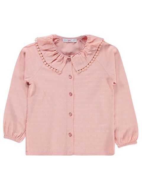 Zeyneva Timo Kız Reglan Kollu Bluz 6-9 Yaş - Pudra 8-9 Yaş - S000526614-7152