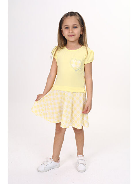 Toontoykids Kız Çocuk Kalp Nakışlı Elbise - S000268004-20072