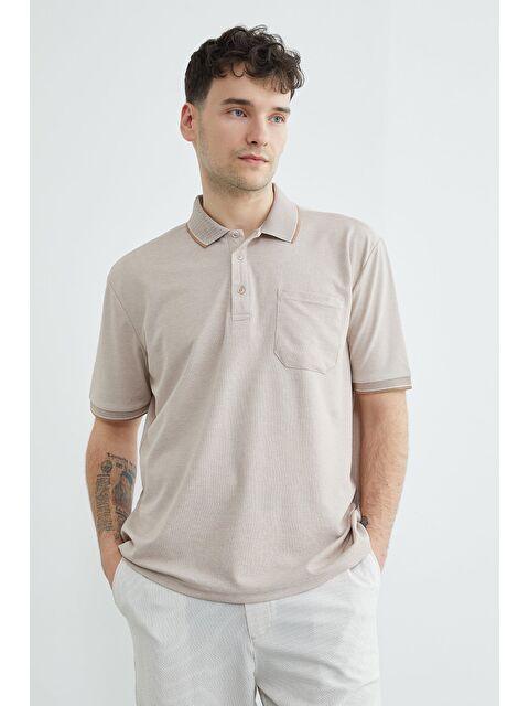 Fullamoda Tek Cepli Polo Yaka Tişört - S000515574-19928