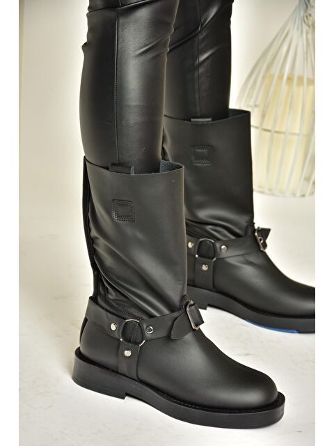 Fox Shoes T9735303 Siyah Kadın Bot - S000286201-19351