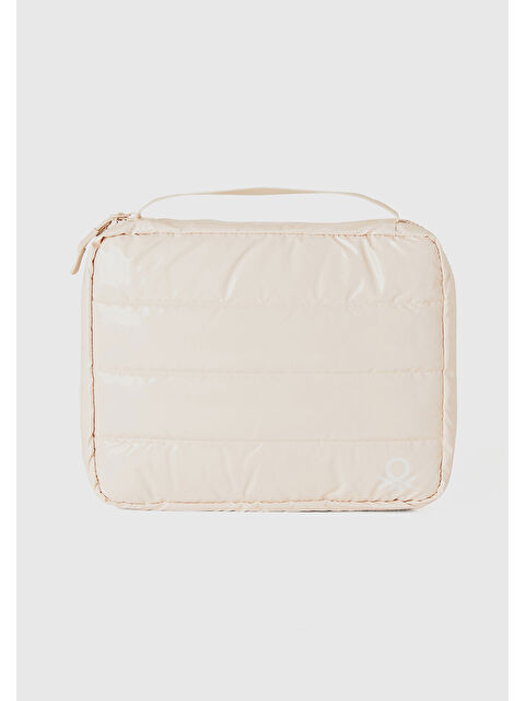 United Colors Of Benetton Unisex Krem Dolgulu Parlak Organizer Çanta - S000473027-19966