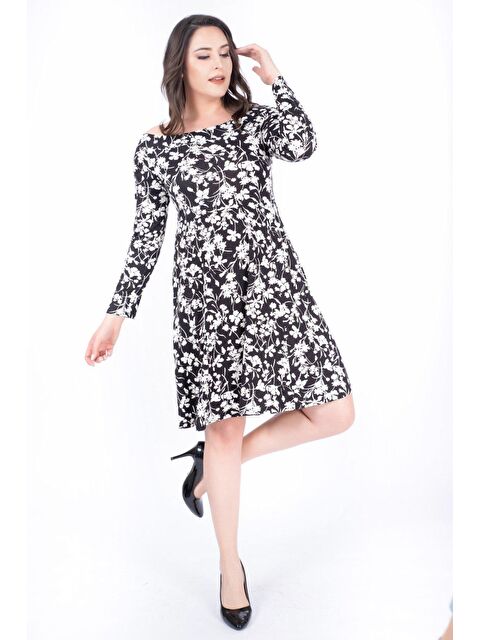 Mylinemoda Uzun Kol Penye Elbise - S000239504-19351