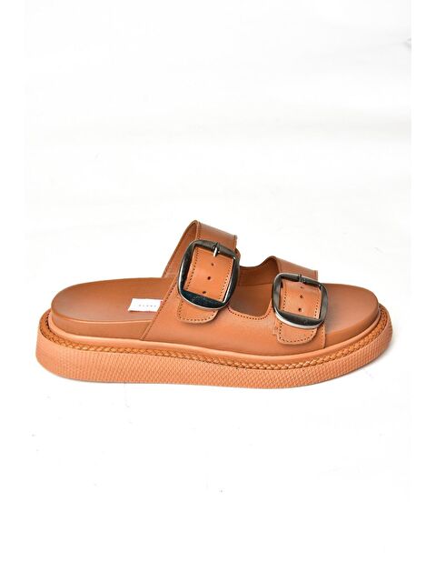 Fox Shoes P5400332 Taba Kadın Terlik - S000190425-37454