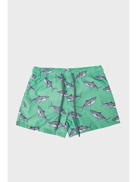 Slipstop Berko Mint Junior Uv Korumalı Çabuk Kuruyan Erkek Çocuk Mayo Short SM22120203