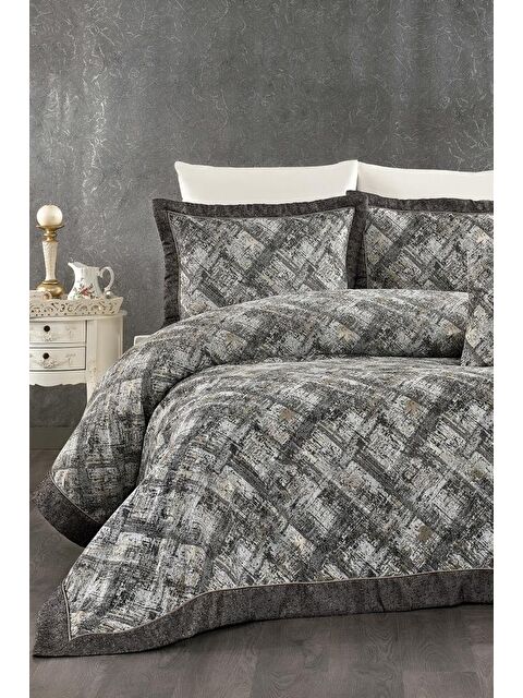 Çeyiz Diyarı Dora 7 Parça Şönil Pike Takımı Yeşil - S000495664-18194