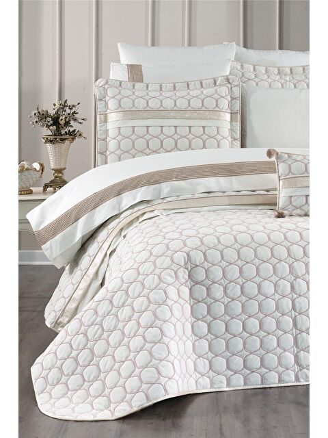 Çeyiz Diyarı Valeron 10 Parça Çeyiz Seti Krem - S000495122-19966