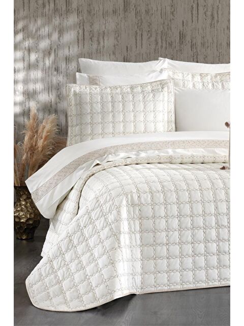 Çeyiz Diyarı Merry 10 Parça Çeyiz Seti Krem - S000495123-19966