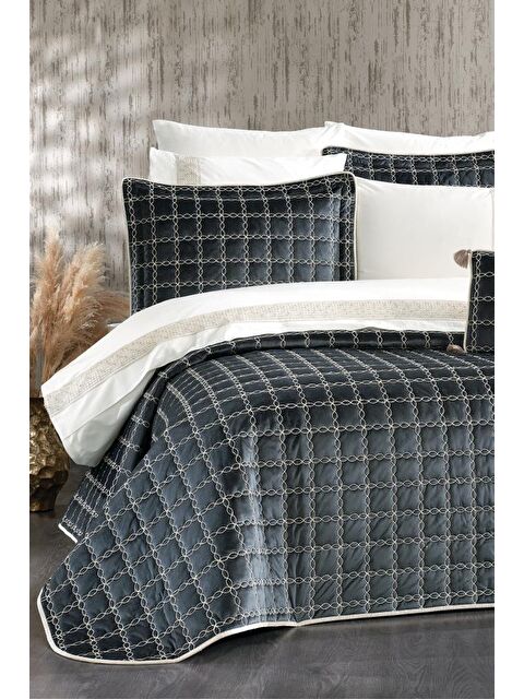 Çeyiz Diyarı Merry 10 Parça Çeyiz Seti Antrasit - S000495126-29666